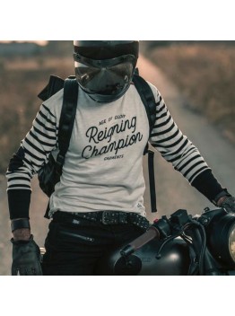 Letter printed casual T-shirt HF3112-02-04