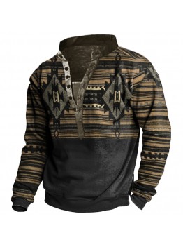 V-neck retro simple art top HF2113-04-01