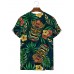 Men's Hawaiian Hibiscus Tiki Mask Short Sleeve T-Shirt